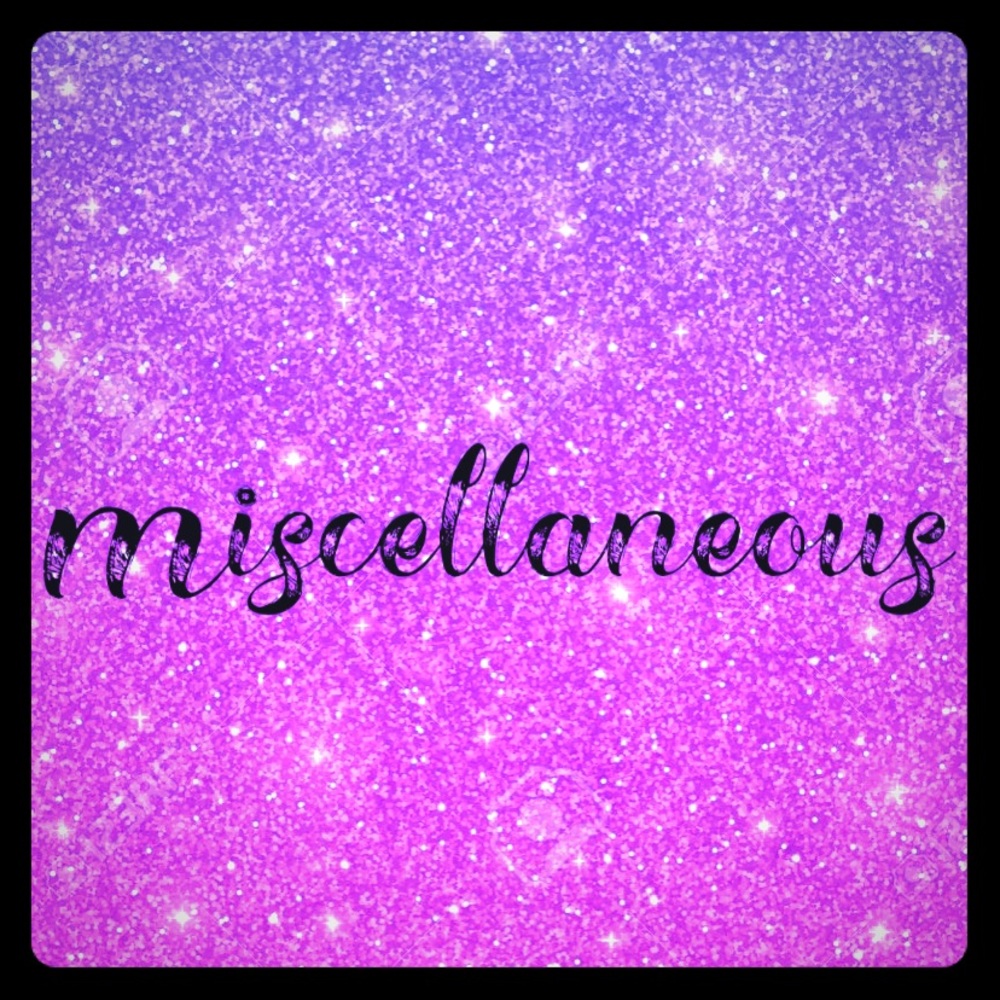 Miscellaneous items
